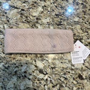 Lululemon Sherpa Weave Headband Earwarmer One Size Ultra Pink